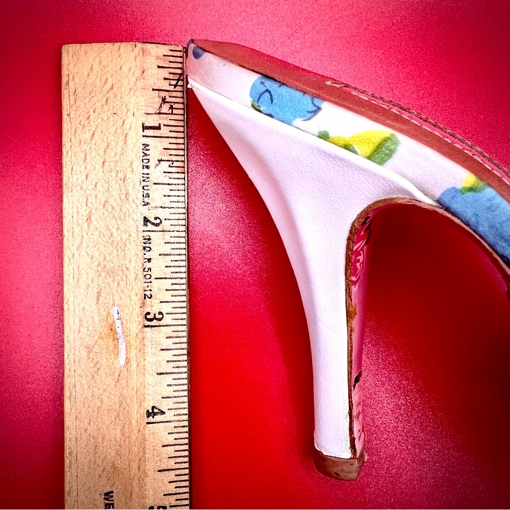 RARE Beautiful Betsey Johnson Casual Heels, 7M Good Preowned Vintage Condition - Picture 9 of 10